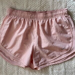 Nike Pink Running Shorts – Women’s Dri-Fit Athletic Shorts. Size Large